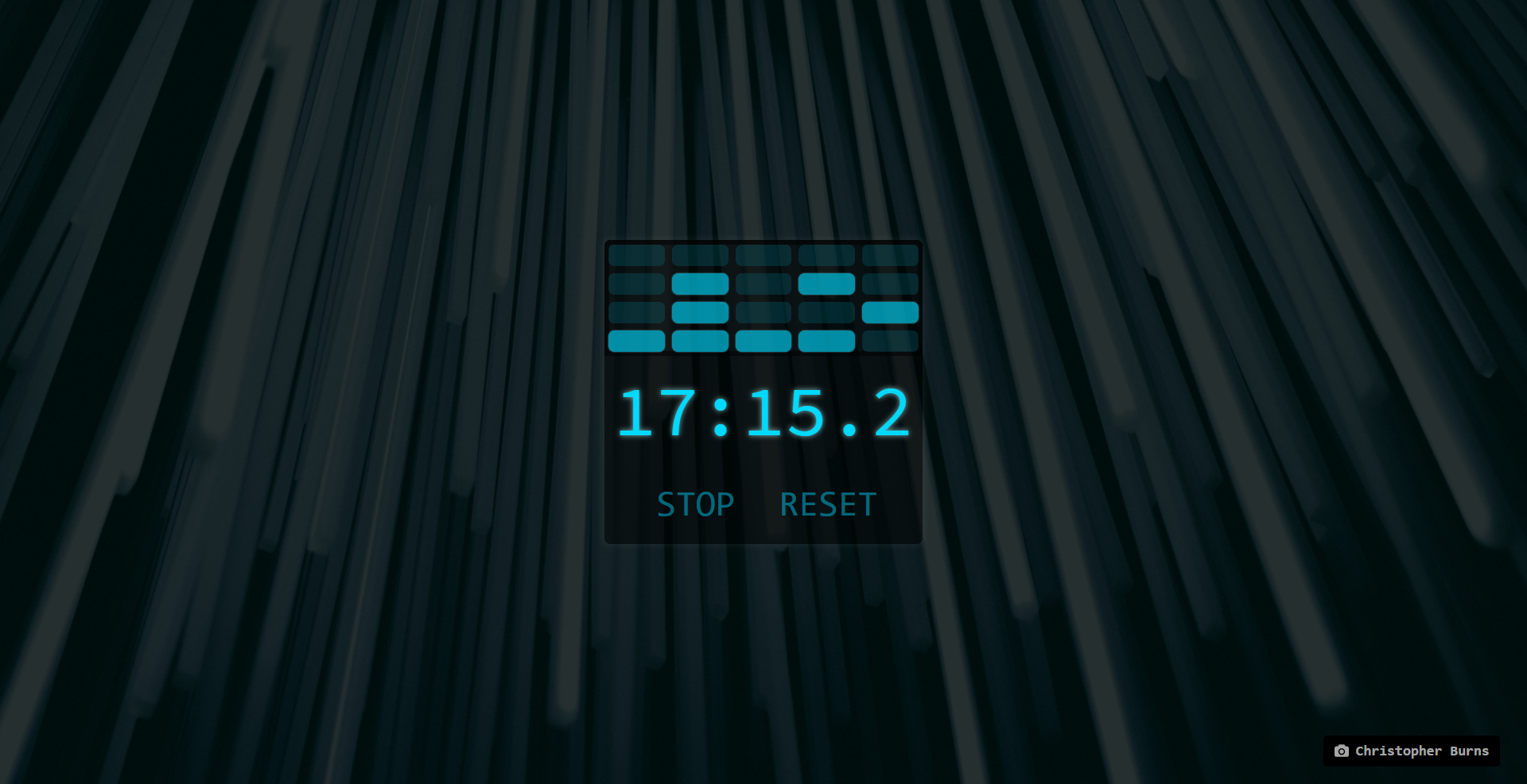 Screenshot of the Binary Timer