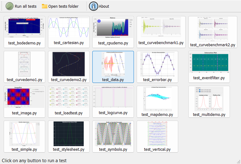 PythonQwt Test Launcher