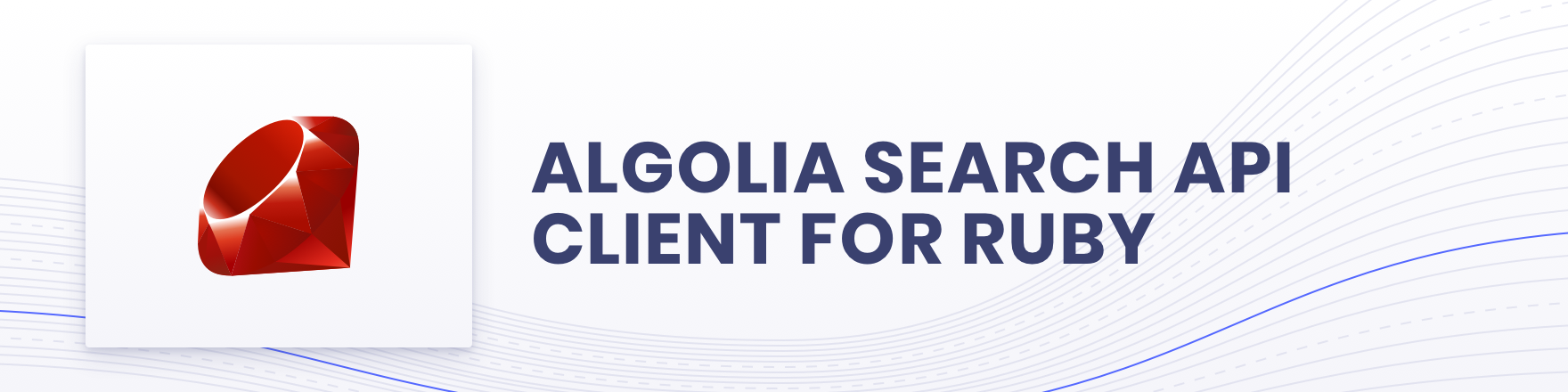 Algolia for Ruby