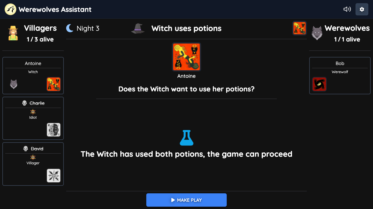 Witch out of potions Playground