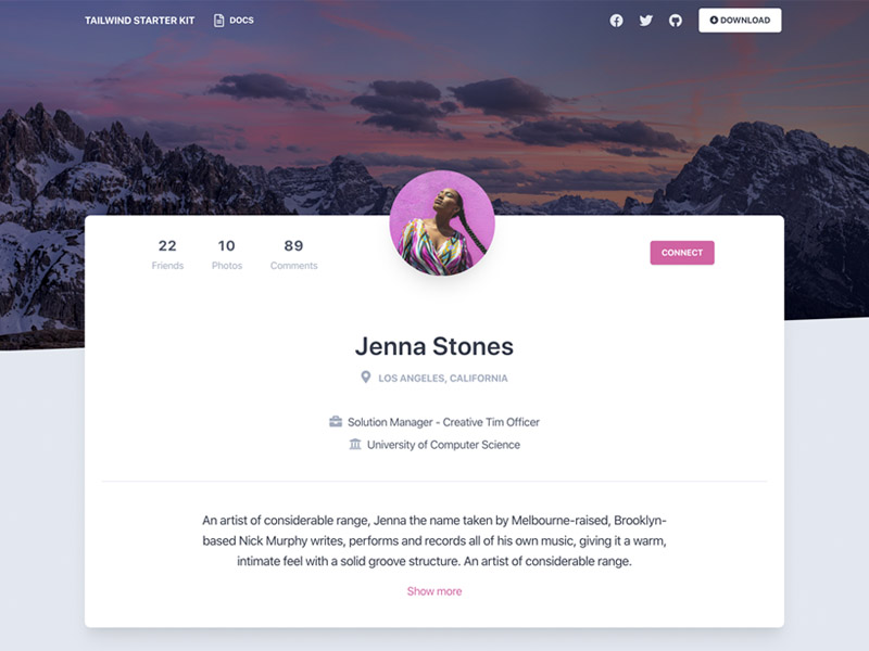 Profile Page