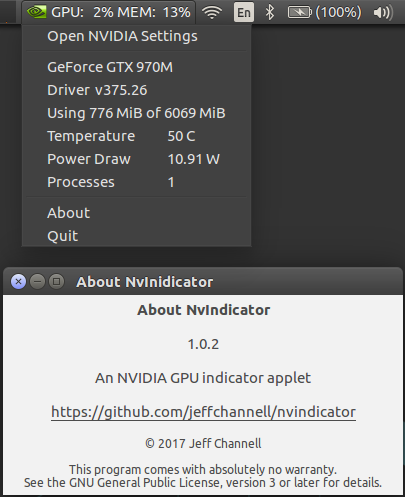NvIndicator Screenshot